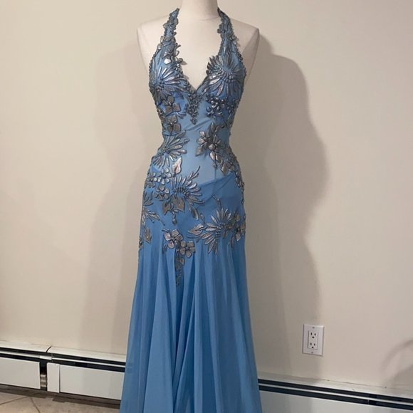 Ema Savahl  hand painted Gown in perfect condition - Picture 10 of 16